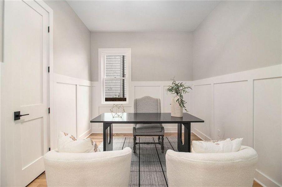 Furnished interior view inside a new home in , Atlanta (Image 47). Furnished interior view inside a new home in , Atlanta (Image 47).