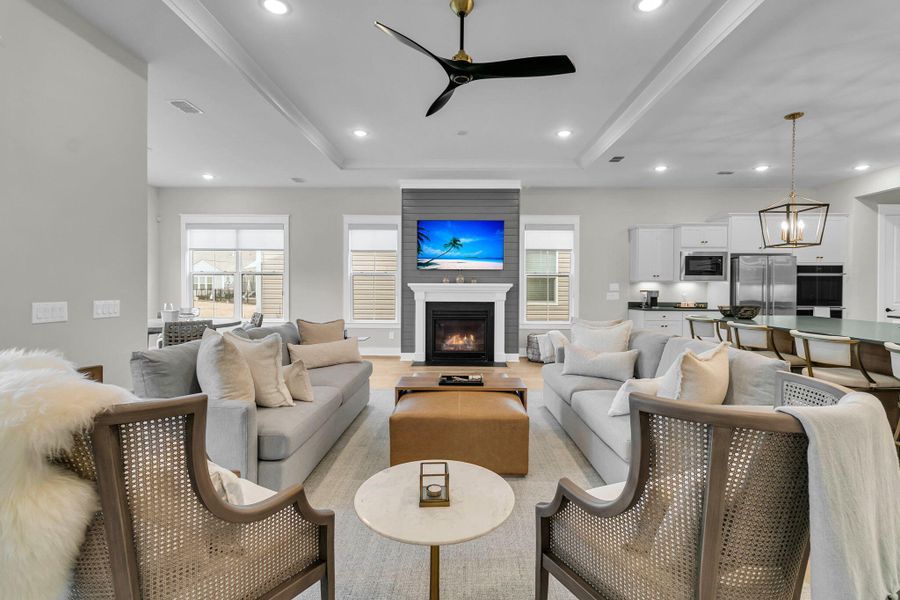 Furnished interior view inside a new home in , Summerville (Image 51).
