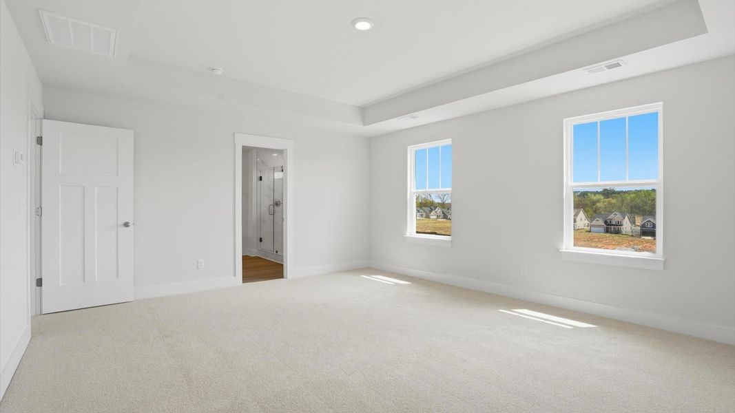 Furnished interior view inside a new home in Iris Meadows, Moore (Image 30).