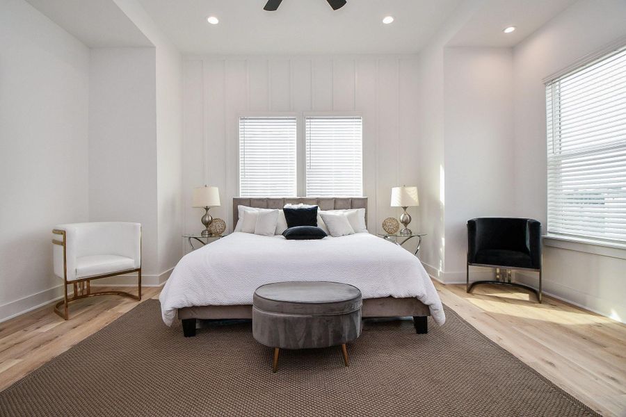 Furnished interior view inside a new home in , Houston (Image 18).