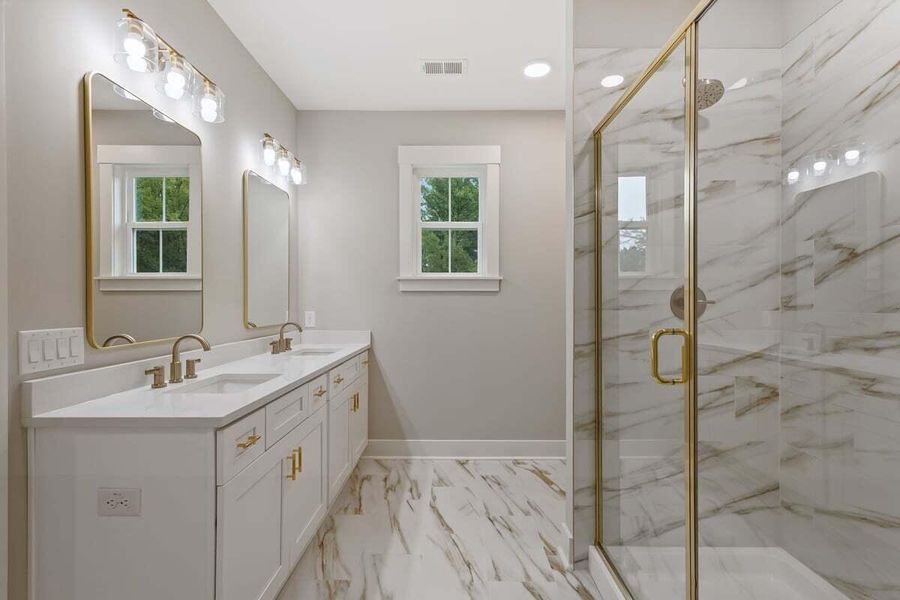 Furnished interior view inside a new home in , Ravenel (Image 19).
