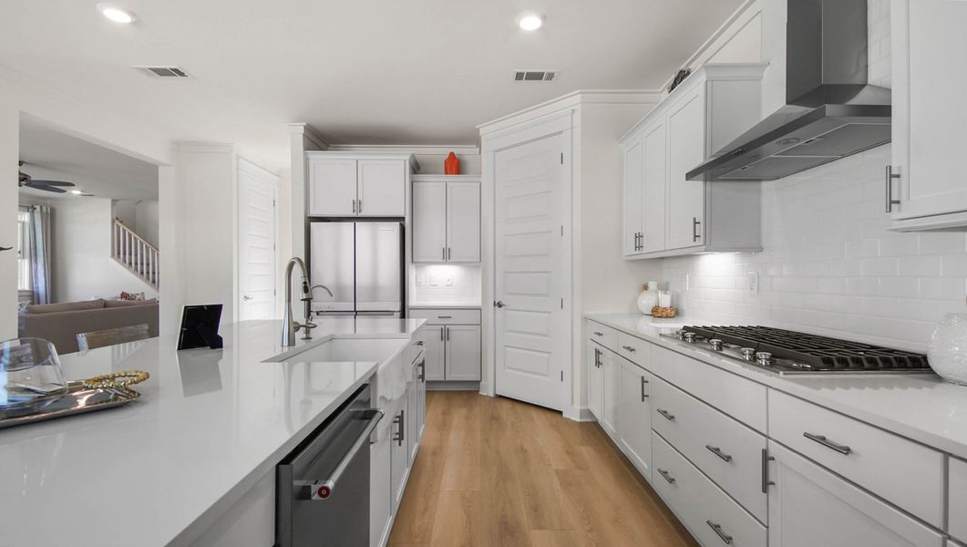 Furnished interior view inside a new home in Parkside, Santa Rosa Beach (Image 16). Furnished interior view inside a new home in Parkside, Santa Rosa Beach (Image 16).