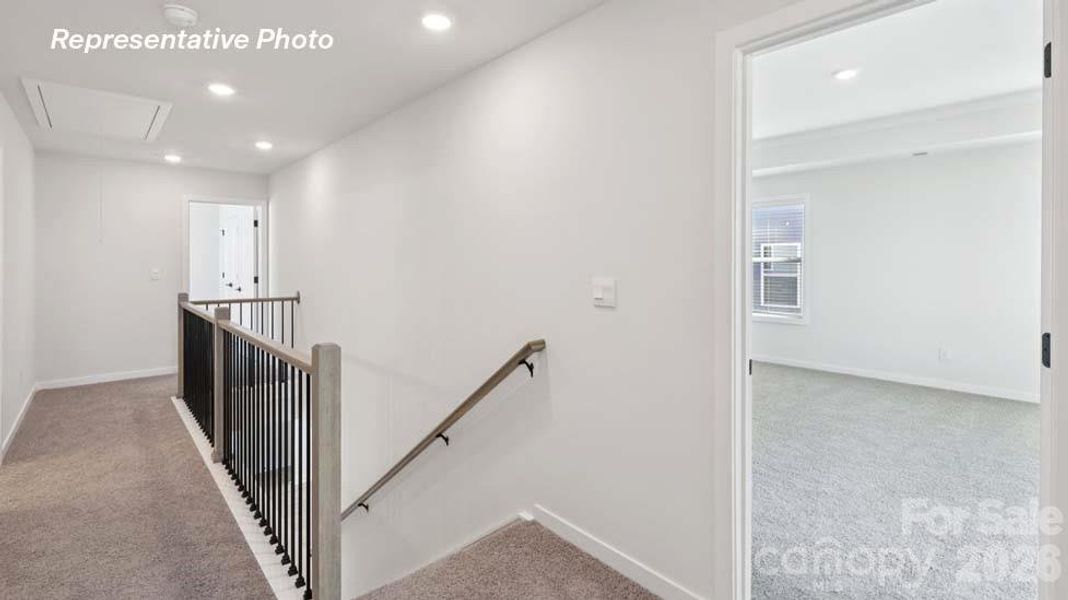 Spacious, unfurnished interior of a new home in Oak Grove Hill, Huntersville (Image 31).