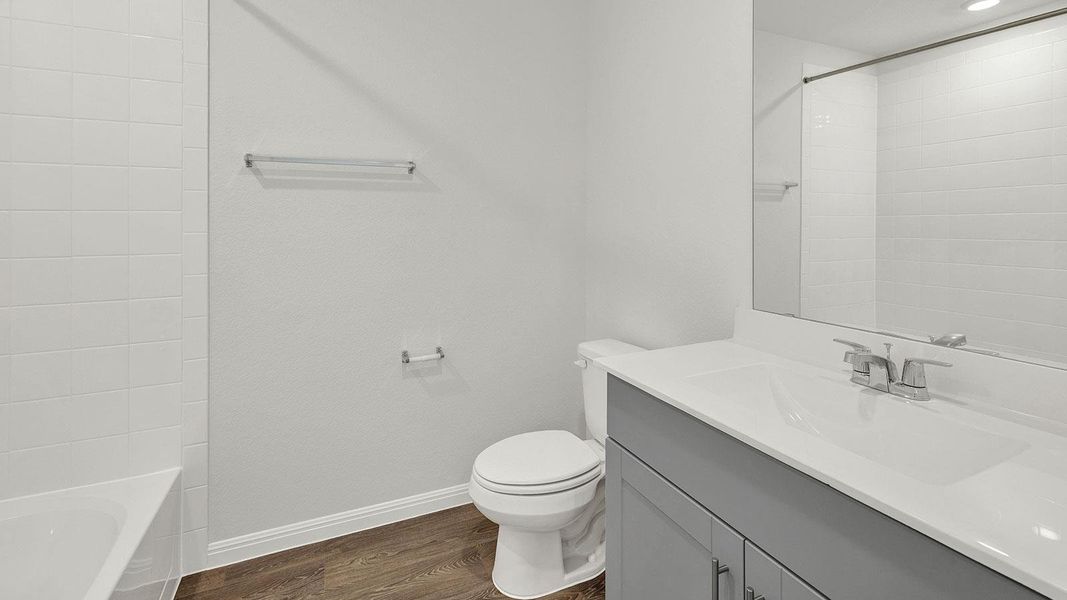 Furnished interior view inside a new home in Paramount, Kyle (Image 5).