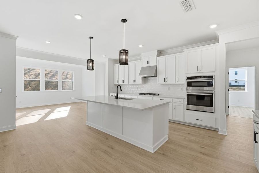Representative furnished interior of a home built from the Stockbridge by Taylor Morrison in Watson Park, Snellville (Image 10).
