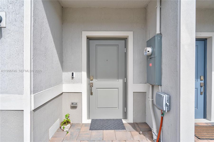 Exterior details and patio area of a home in , Pompano Beach (Image 24).