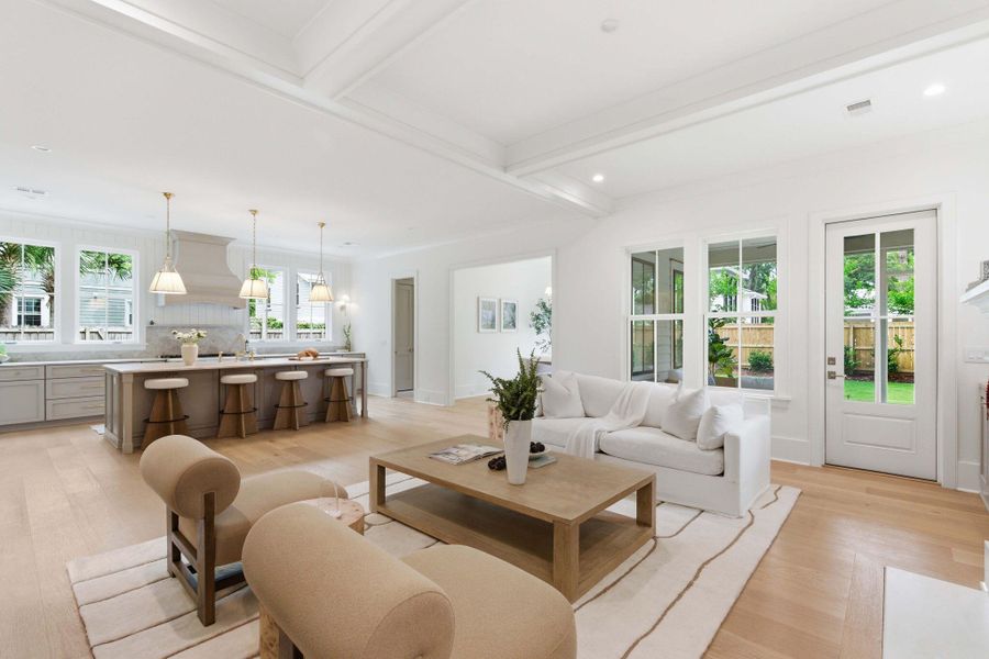 Furnished interior view inside a new home in , Mount Pleasant (Image 49).