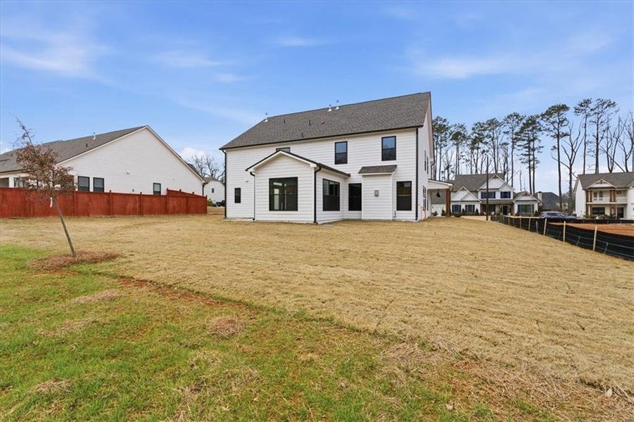 Exterior details and patio area of a home in Springside Reserve, Powder Springs (Image 3).