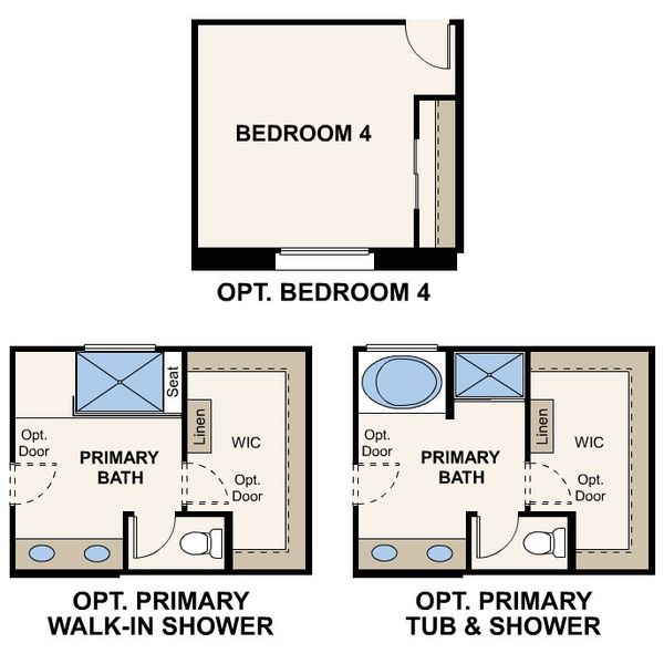 2D floor plan layout for the Nightingale by Century Communities in The Overlook Collection at Rancho Vista, Surprise, AZ (Image 7). 2D floor plan layout for the Nightingale by Century Communities in The Overlook Collection at Rancho Vista, Surprise, AZ (Image 7).
