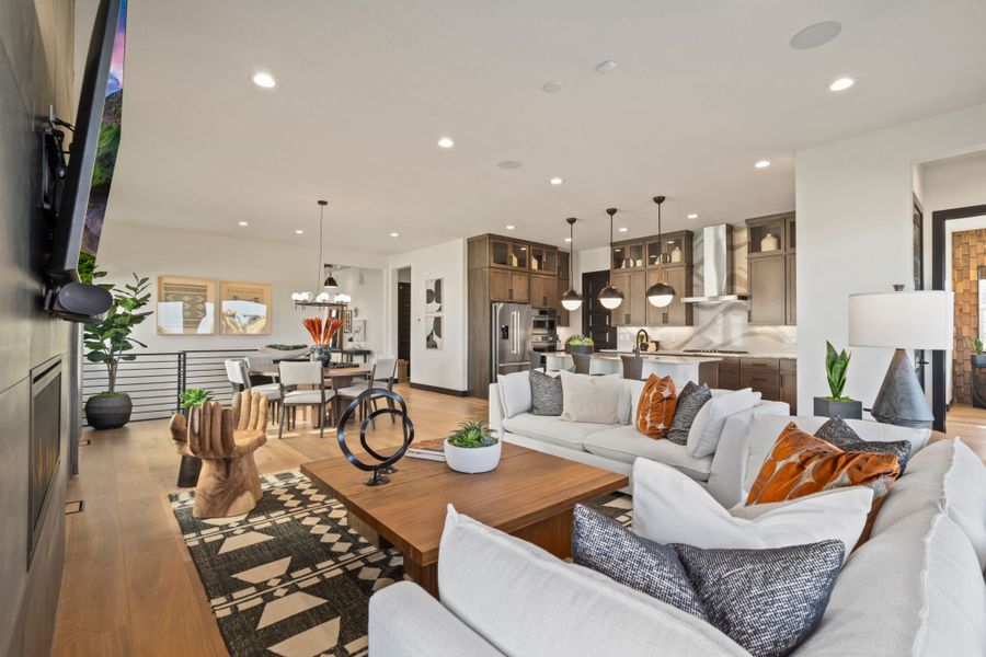 Representative furnished interior of a home built from the 1 by Trumark Homes in RainDance, Windsor (Image 11).