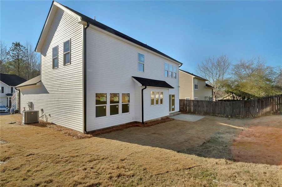 Exterior details and patio area of a home in , Canton (Image 22). Exterior details and patio area of a home in , Canton (Image 22).
