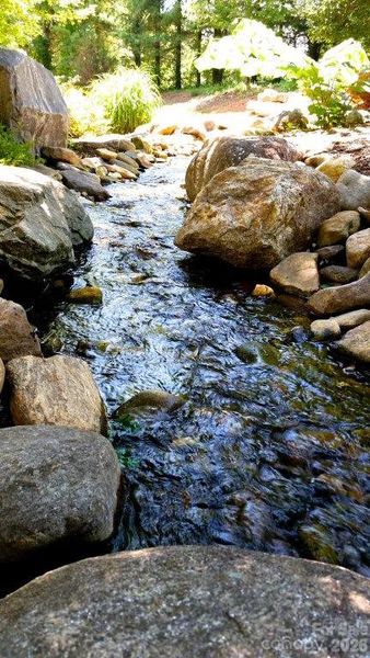 Water feature at Community gate.