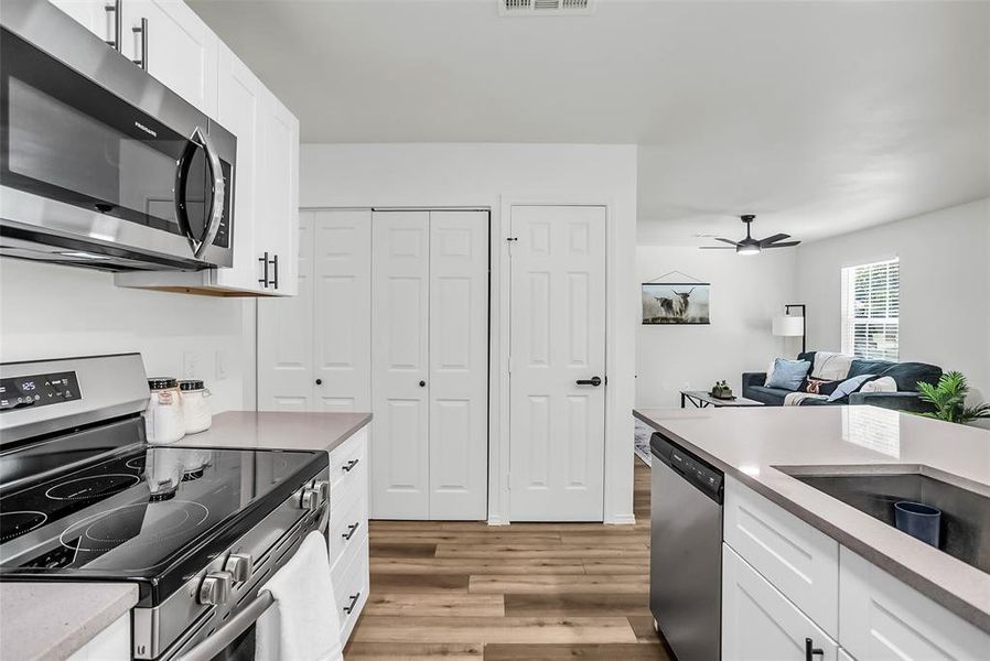 Furnished interior view inside a new home in , Bonham (Image 3). Furnished interior view inside a new home in , Bonham (Image 3).