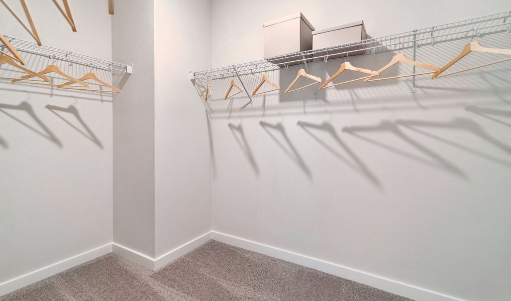 Primary walk-in closet