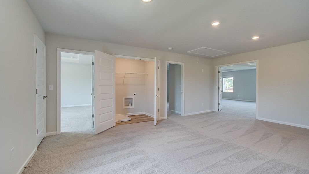 Furnished interior view inside a new home in Westwind Estates, Hampton (Image 22).