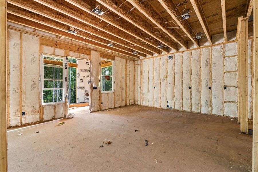 In-progress construction of a new home in , Hoschton, GA (Image 8).