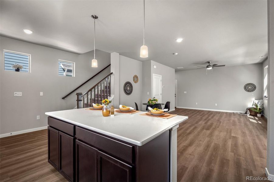 Furnished interior view inside a new home in Revel Crossing at Wolf Ranch – The Ascent Collection, Colorado Springs (Image 6).
