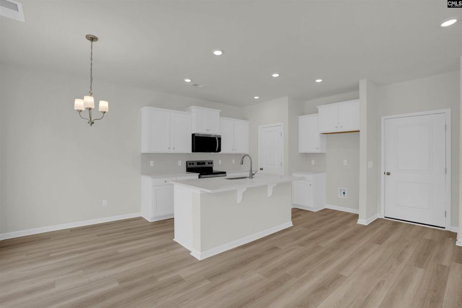 Furnished interior view inside a new home in Old Charleston Estates, Pelion (Image 2). Furnished interior view inside a new home in Old Charleston Estates, Pelion (Image 2).