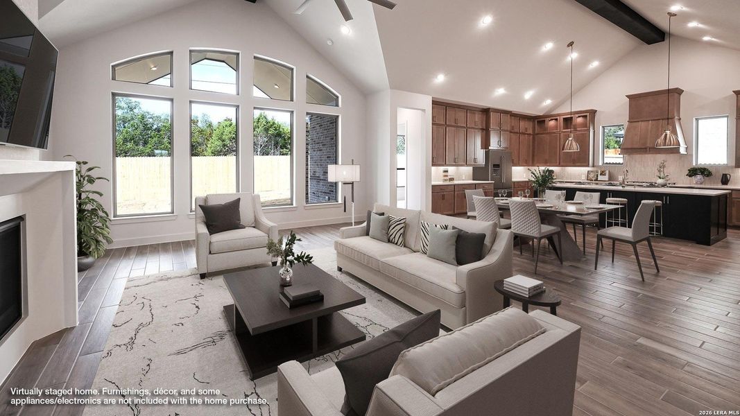 Furnished interior view inside a new home in Kinder Ranch, San Antonio (Image 15).