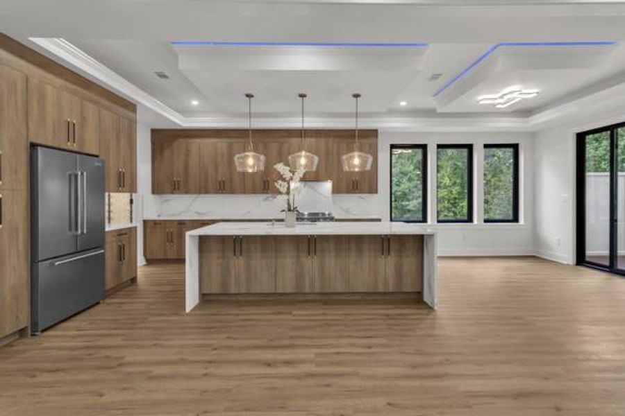 Furnished interior view inside a new home in , Atlanta (Image 17).