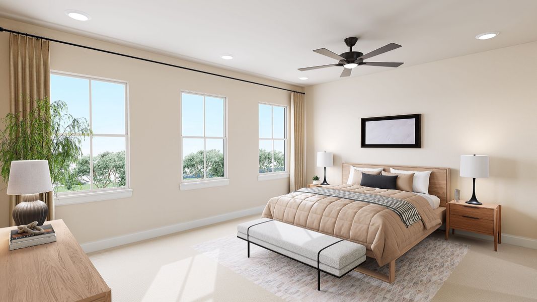 Representative furnished interior of a home built from the Duncan by Tri Pointe Homes in Old Town Village, Waxhaw (Image 12). Representative furnished interior of a home built from the Duncan by Tri Pointe Homes in Old Town Village, Waxhaw (Image 12).