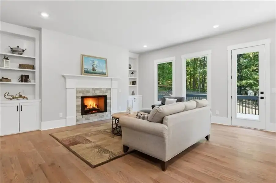Furnished interior view inside a new home in , Canton (Image 15).