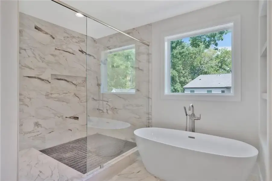 Furnished interior view inside a new home in , Atlanta (Image 29).