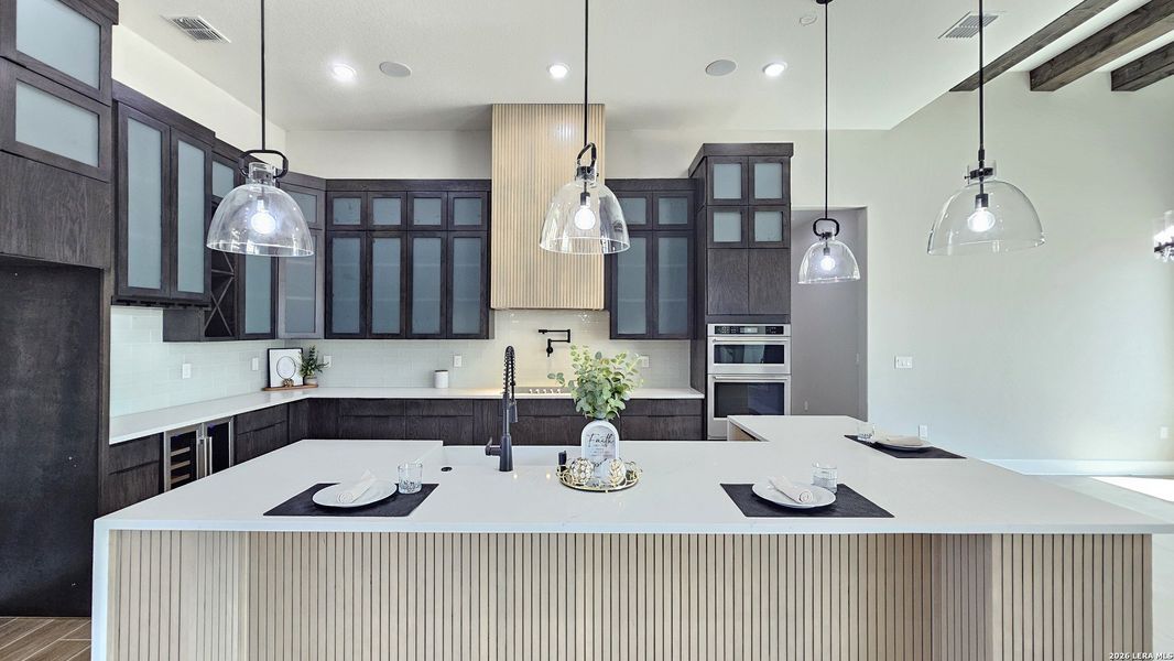 Furnished interior view inside a new home in , Adkins (Image 29).