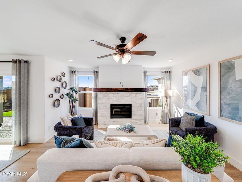 Furnished interior view inside a new home in South Ranch Southern Collection, Prescott (Image 4).