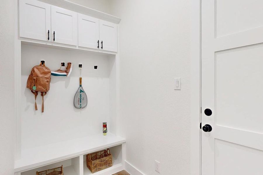 Mudroom with baseboards Mudroom with baseboards