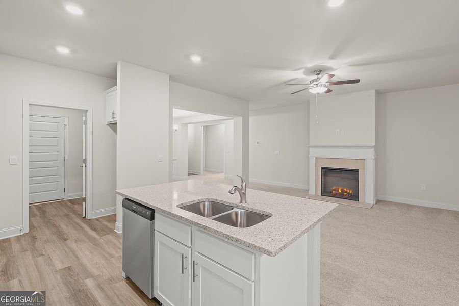 Furnished interior view inside a new home in Canterbury Villas, Carrollton (Image 8).