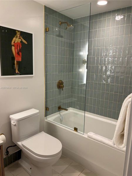 Furnished interior view inside a new home in , Miami (Image 9).