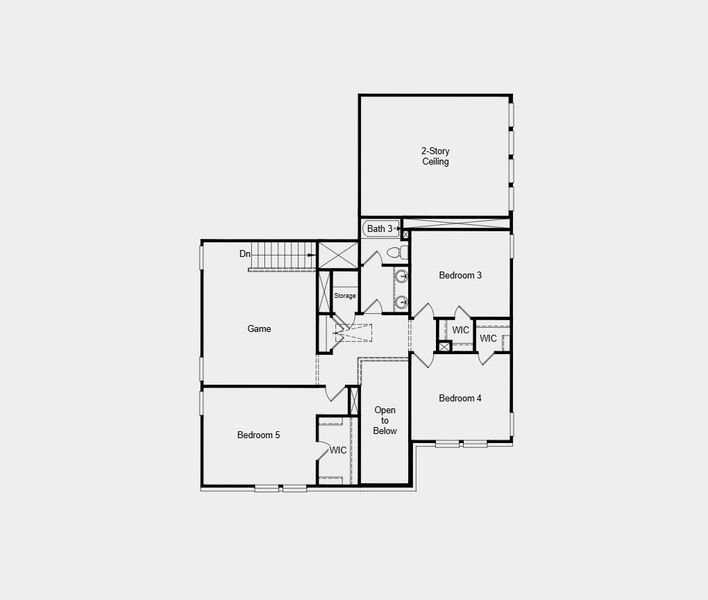 2D floor plan layout for the Carmine by Taylor Morrison in The Ranch at Uptown Celina 55s, Celina, TX (Image 3). 2D floor plan layout for the Carmine by Taylor Morrison in The Ranch at Uptown Celina 55s, Celina, TX (Image 3).