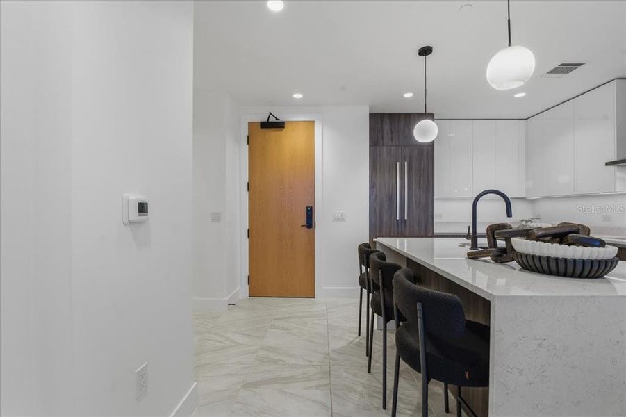 Furnished interior view inside a new home in , St. Petersburg (Image 7).