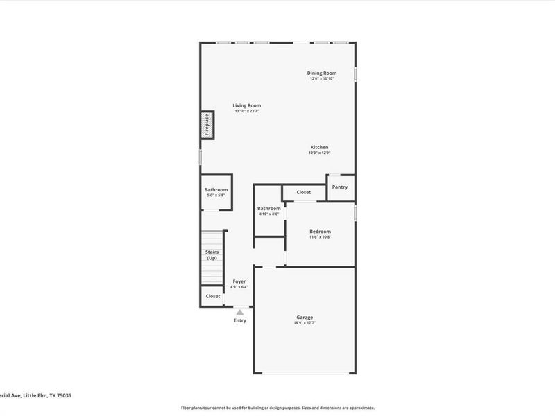 View of home floor plan