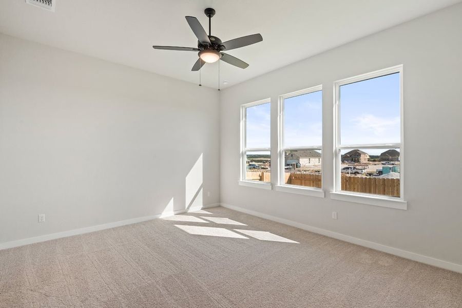 Spacious, unfurnished interior of a new home in Arbor Collection at Lariat, Liberty Hill (Image 26). Spacious, unfurnished interior of a new home in Arbor Collection at Lariat, Liberty Hill (Image 26).