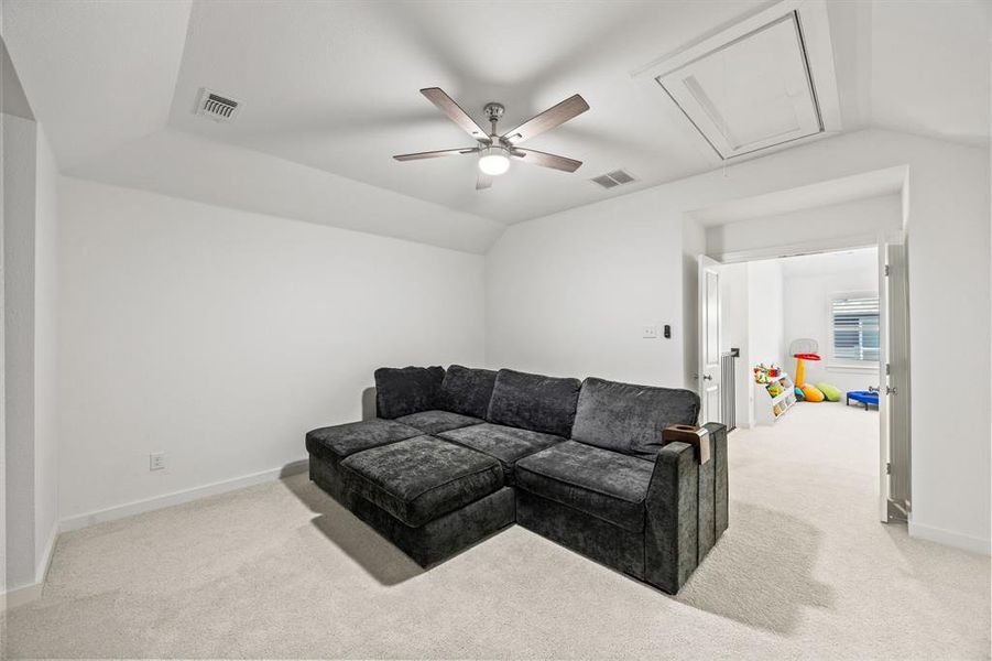 Furnished interior view inside a new home in Thompson Farms: 50ft. lots, Van Alstyne (Image 9).