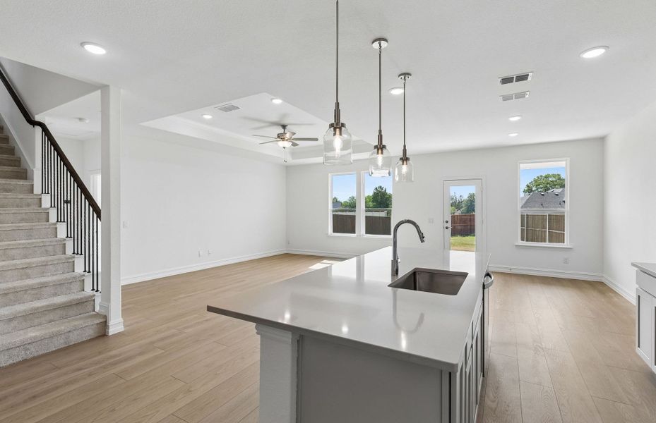 Furnished interior view inside a new home in Kings Way, Denton (Image 13).
