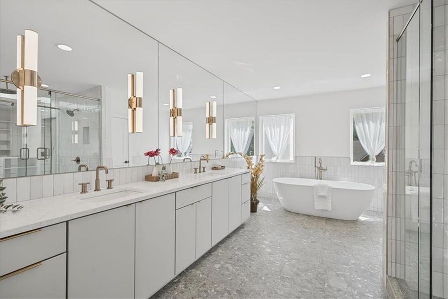 Furnished interior view inside a new home in , Atlanta (Image 24).