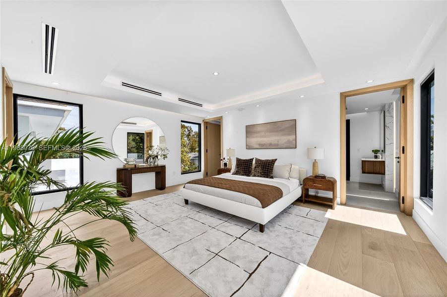 Furnished interior view inside a new home in , Miami (Image 14).
