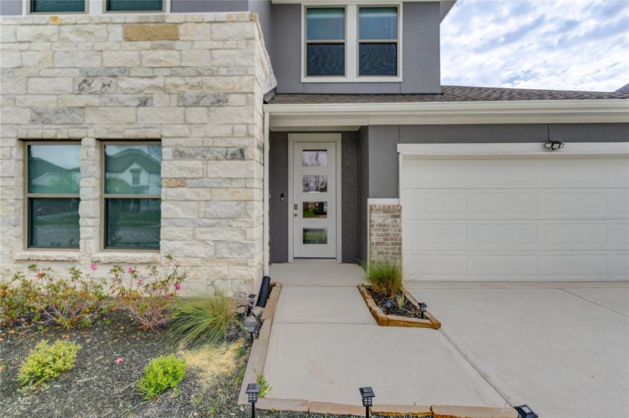 Exterior details and patio area of a home in Arabella on the Prairie, Richmond (Image 30).