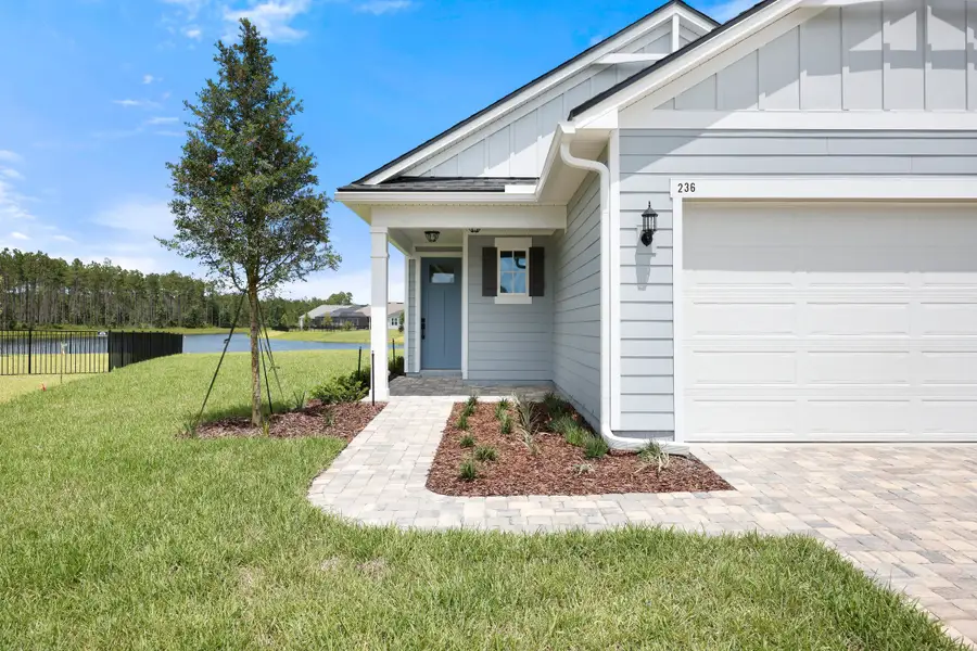 Representative exterior details of a home built from the Venice by Riverside Homes in Mariposa at EverRange, Jacksonville (Image 3).