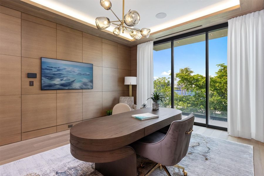 Furnished interior view inside a new home in , Fort Lauderdale (Image 16).