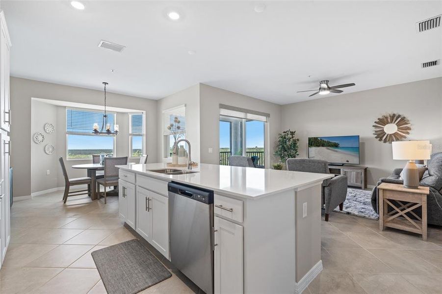 Furnished interior view inside a new home in , Punta Gorda (Image 11).
