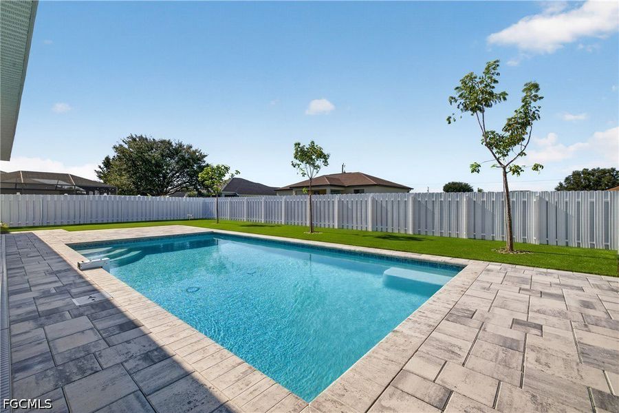 Exterior details and patio area of a home in Cape Coral, Cape Coral (Image 3). Exterior details and patio area of a home in Cape Coral, Cape Coral (Image 3).