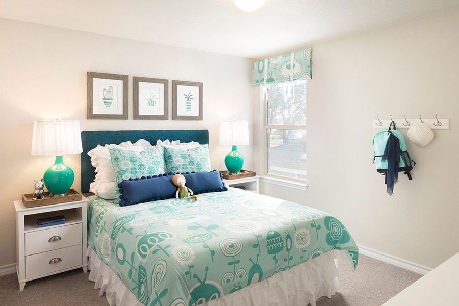 Furnished interior view inside a new home in Turners Crossing, Buda (Image 7).