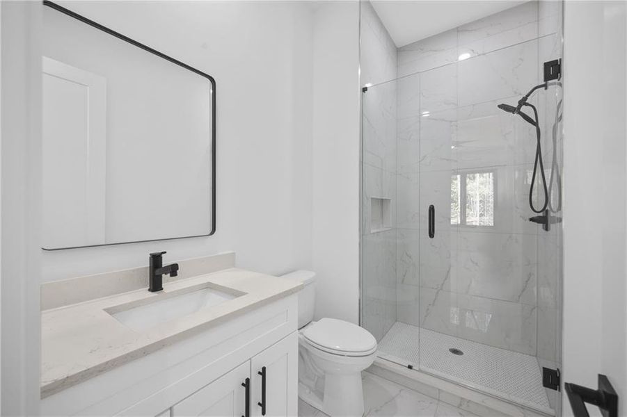 Furnished interior view inside a new home in , Sugar Hill (Image 36).