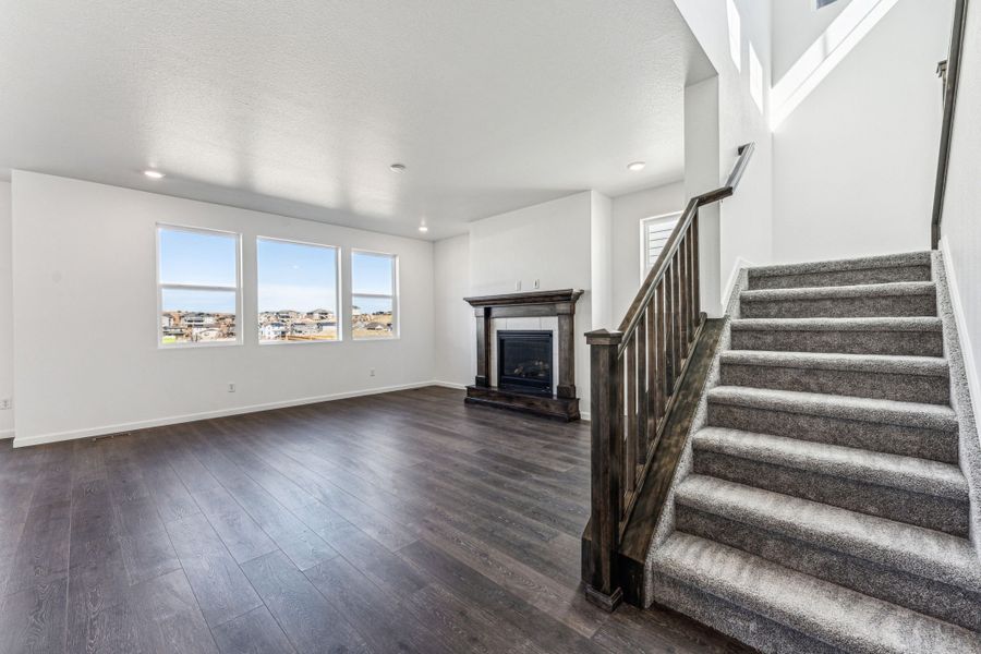 Representative unfurnished interior of a home built from the Sedalia by Taylor Morrison in Trailstone, Arvada (Image 22).