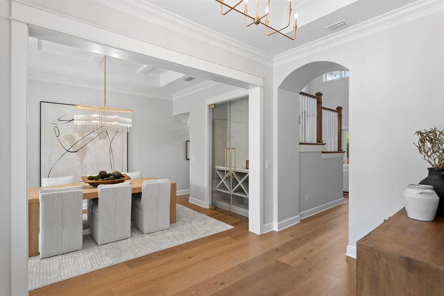 Furnished interior view inside a new home in , Tampa (Image 35).