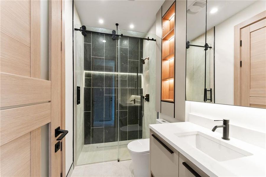 Furnished interior view inside a new home in , Cumming (Image 17).